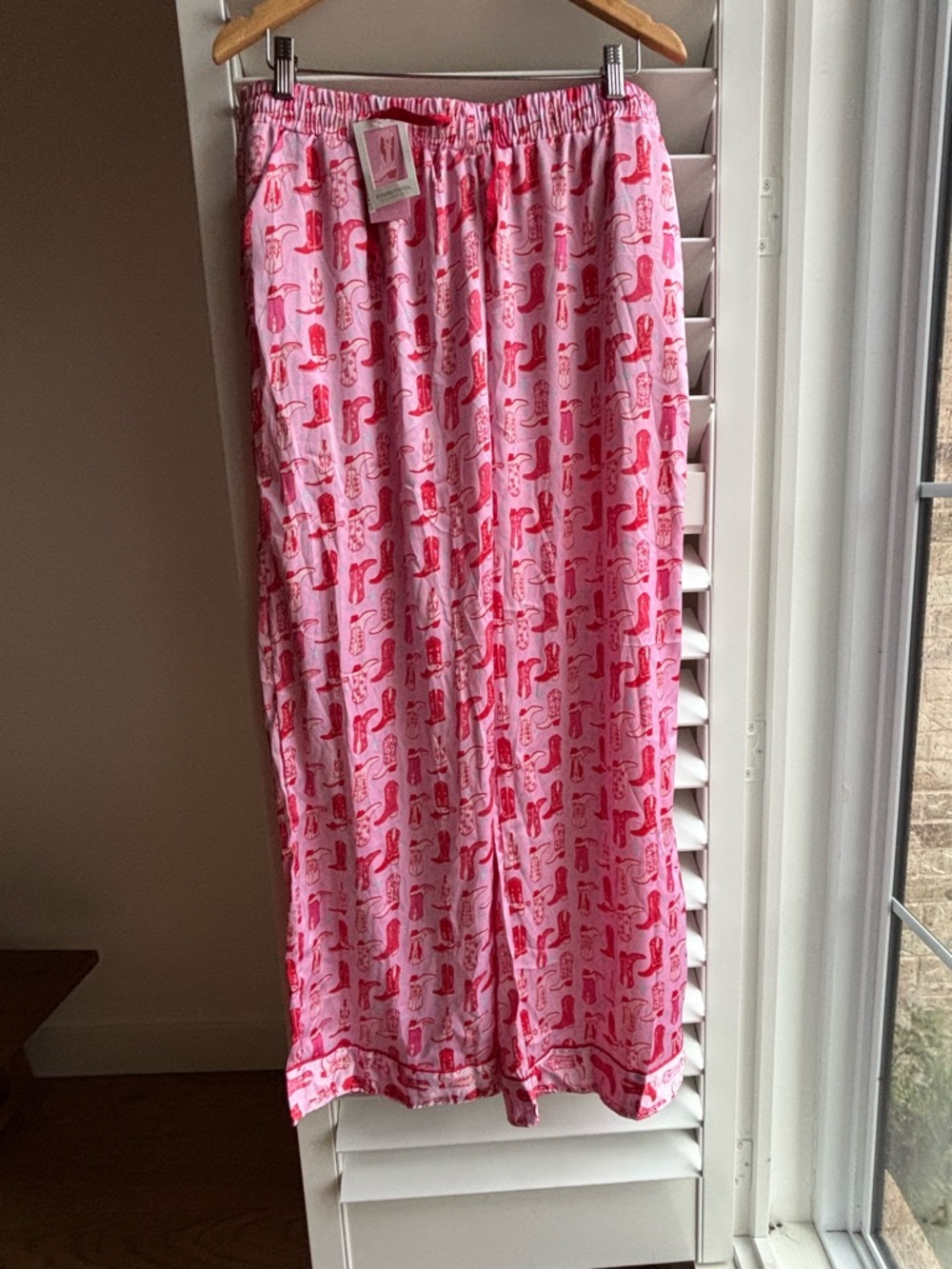 Pink Western Print Lounge Pants